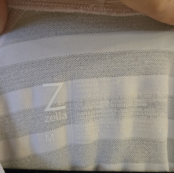 Z by Zella Activewear Shirt - Size Medium Light Pink - Picture 6 of 9